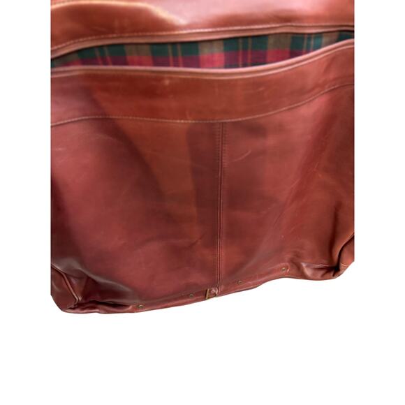 Vintage Wilson Handmade Leather garment – Brown Travel garment - Picture 6 of 7